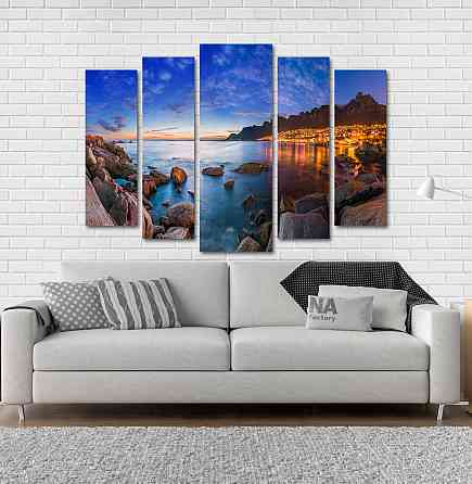 Модульна картина Місто Море Art-13_5 Київ