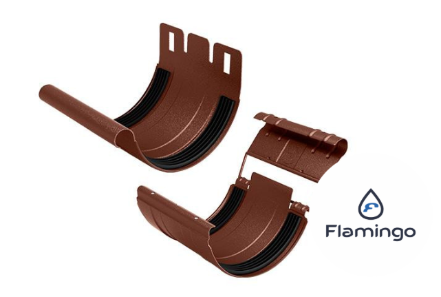 Труба водосточной системы Budmat Flamingo 125\90  1 м Львов - изображение 5