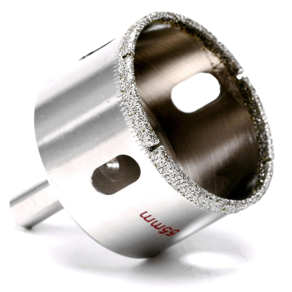 Алмазні коронки, коронки для плитки, коронки для розеток, коронки по керамограніту, коронки для плитки 55 мм (410859162) Київ - фото 3