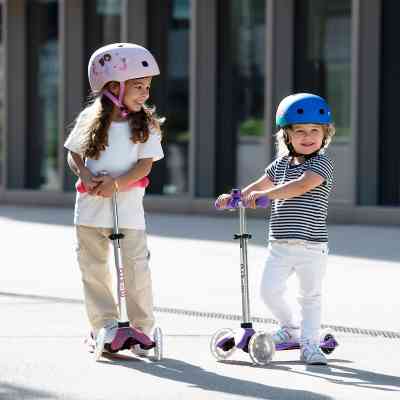 Самокат Micro Mini Deluxe Fairy Glitter LED Рожевий (MMD208) Вінниця