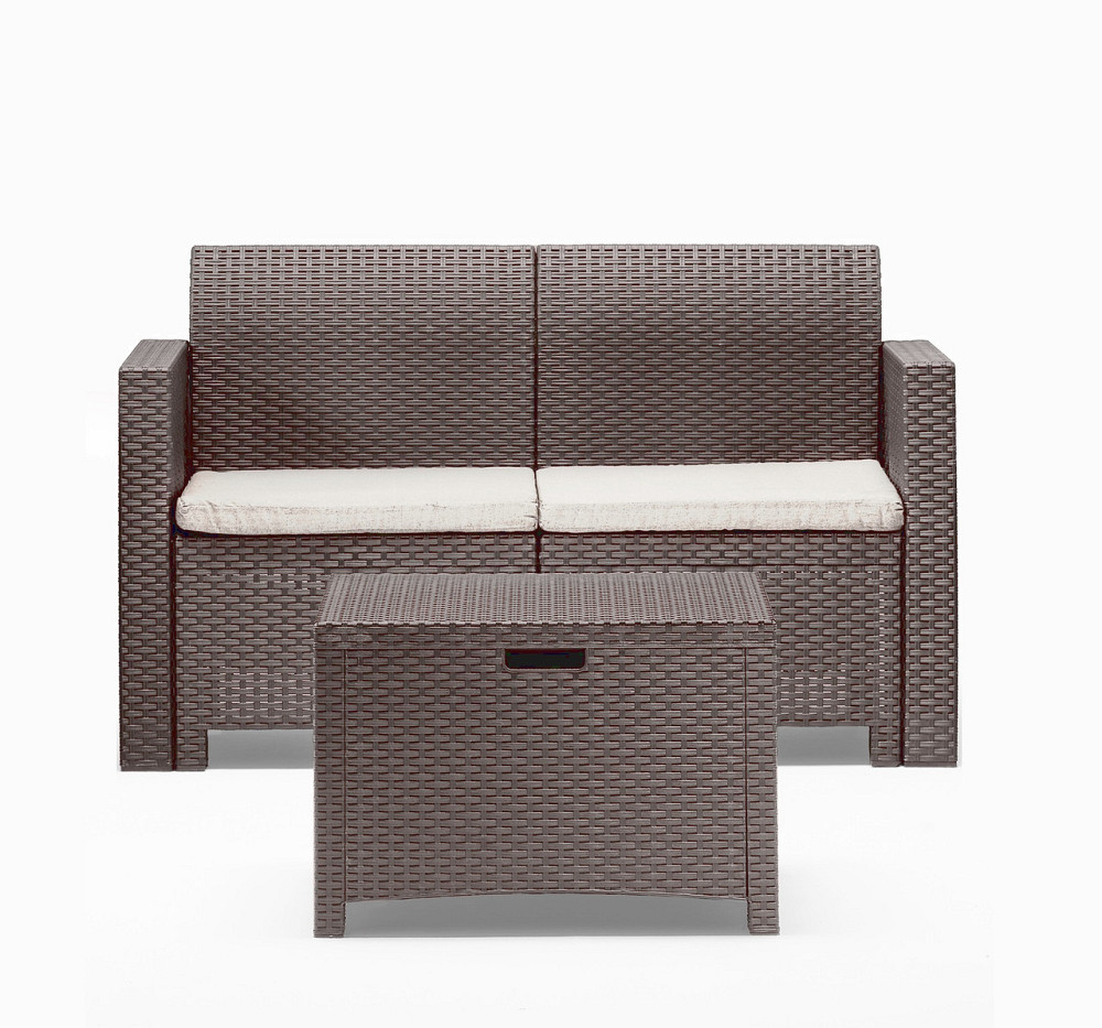 Набір садових меблів BICA Nebraska 2, сіро-бежевий Київ - фото 3