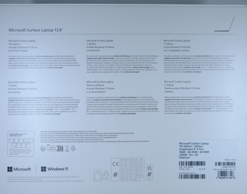 Ноутбук Microsoft Surface Laptop 7/Edition/Snapdragon*X Plus 16/256Gb. Київ - фото 5