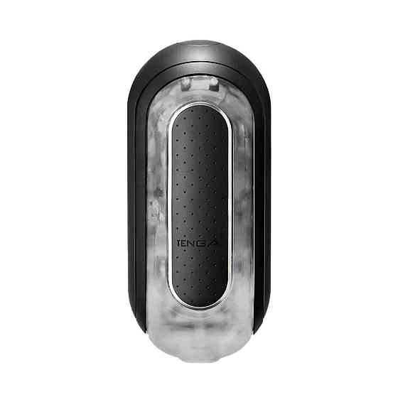 Вібромастурбатор Tenga Flip Zero Electronic Vibration Black, змінна інтенсивність, розкладний Sex Aura Київ
