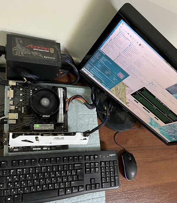 Материнська плата Gigabyte A520M H AM4 DDR4 AMD Ryzen Support. Харків - фото 1