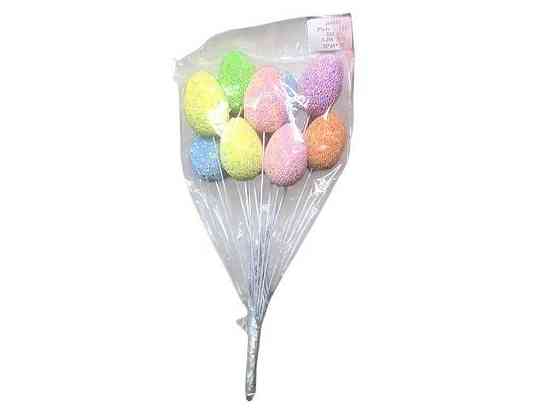 Декор крупнодной Easter eggs 20х3см (9шт/уп) R40483 ТМ STENSON Киев