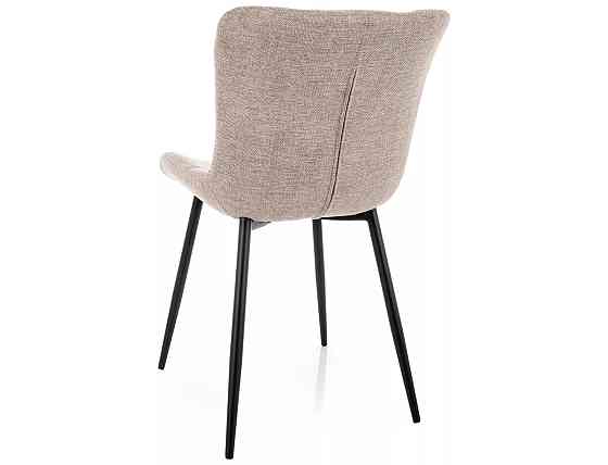 Стілець JULIA BREGO чорний каркас/світлий беж 31 Днепр