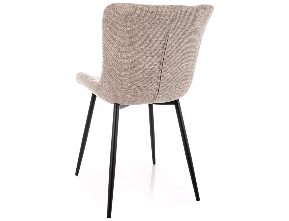 Стілець JULIA BREGO чорний каркас/світлий беж 31 Днепр - изображение 3