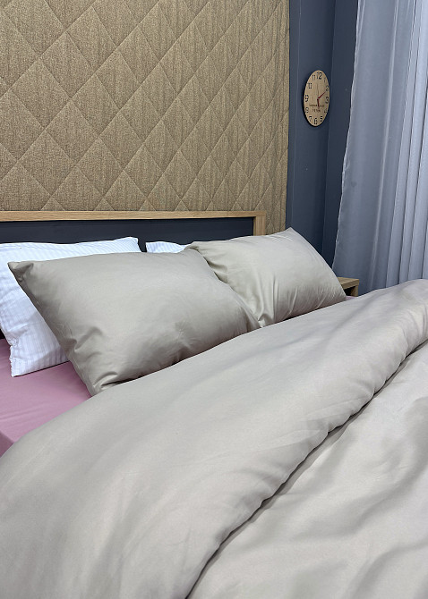 Комплект постельного белья, Decorator Rose Smoke - Rainy Day Полуторный 145х215 Тауп с пудровым (88-085) Киев - изображение 2