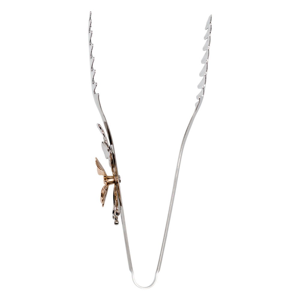 Щипці кухонні металеві 21×4 (см) кулінарні щипці для м'яса, риби, гриля сервірувальні щипці HP-8-61 Коломия - фото 3