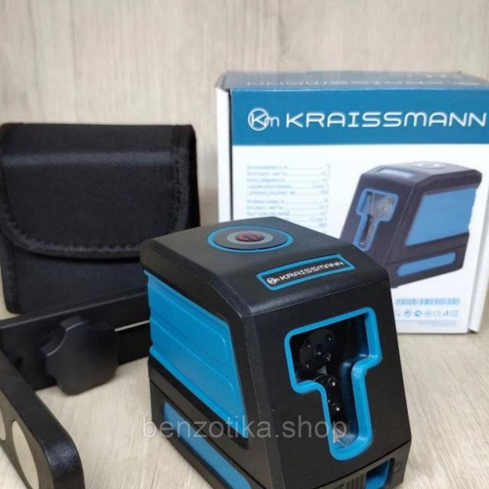 Мини лазерный нивелир KRAISSMANN 2 LL 15 с переходником под штатив Киев - изображение 2