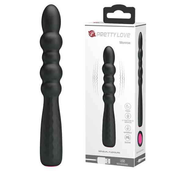 Вібратор - Pretty Love Monroe Vibrator Black Sex Aura Київ