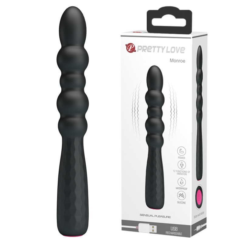 Вібратор - Pretty Love Monroe Vibrator Black Sex Aura Київ - фото 1
