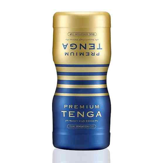 Мастурбатор Tenga Premium Dual Sensation Cup, двухсторонний, с двумя независимыми каналами Sex Aura Киев
