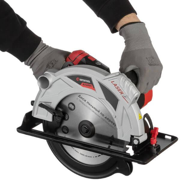 Пила дискова INTERTOOL WT-0623, 2,0 кВт, 5000 об/хв, кут 90°-45°, розпил 85-56 мм, диск 235×30 мм, лазер, - Гарантія 36 міс Львів - фото 3