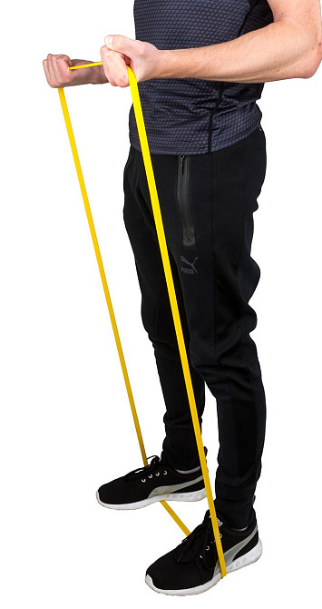 Эспандер петля (резиненные петли) PowerPlay PP_0020 набор 3шт. сопротивление 2-23кг. (суммарно 44кг.) + ручки и якорь Киев - изображение 9