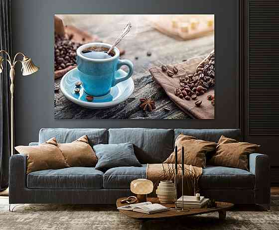 Картина холст в гостиную / спальню  Чашка кави   MLP_287 80x120 см Киев