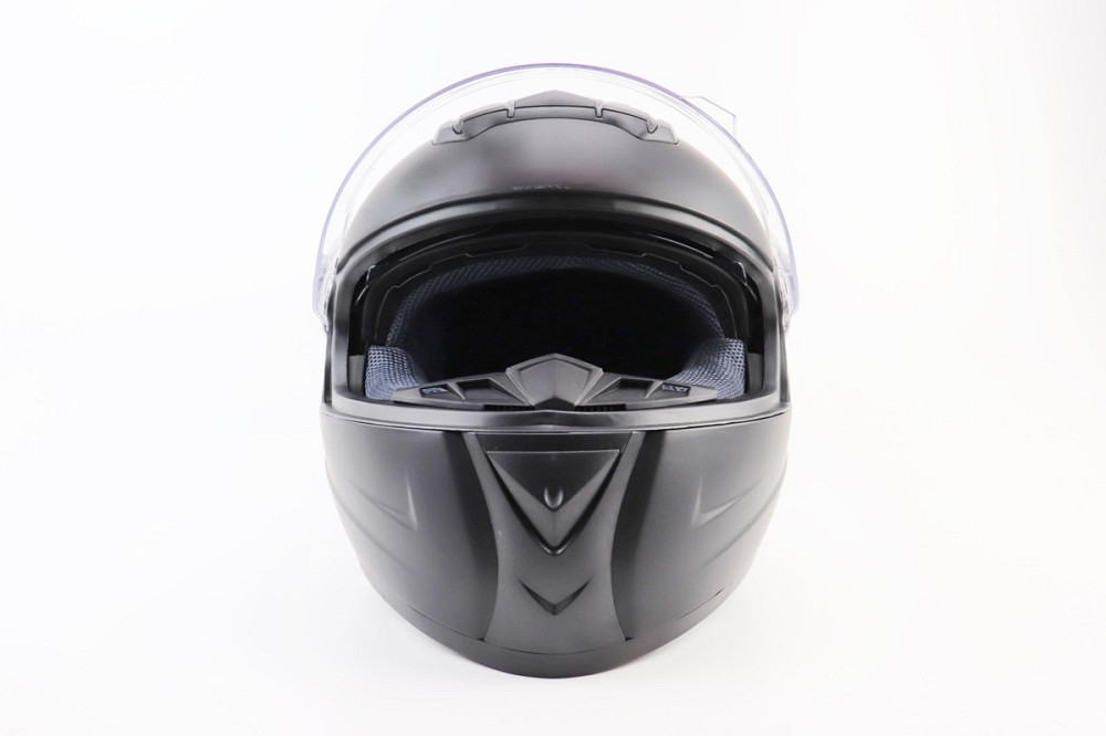 Шолом інтеграл, закритий+окуляри BLD-М61 S (55-56см), ЧОРНИЙ матовий Киев - изображение 7