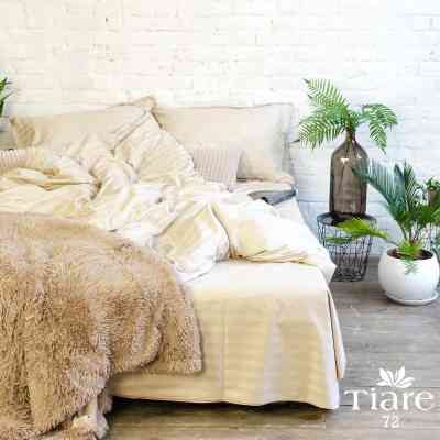 Постільна білизна Tiare 72 Сатин Страйп Кольоровий двоспальний (72_Stripe_dv) Вінниця