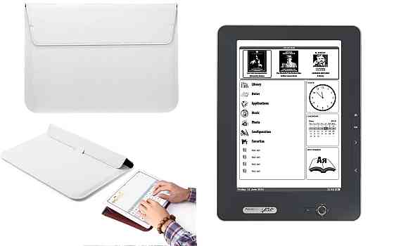 Чехол-конверт VitoCase для PocketBook Pro 912, с функцией подставки для книги Белый Киев