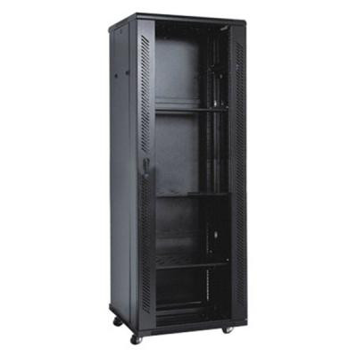Шафа напольна Kingda 27U 19&quot; 600x600 RAL9004 (KD-002-6627) Вінниця - фото 1