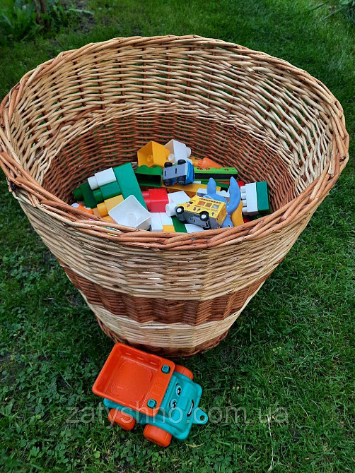 Корзина плетеная большая, для игрушек Киев - изображение 2