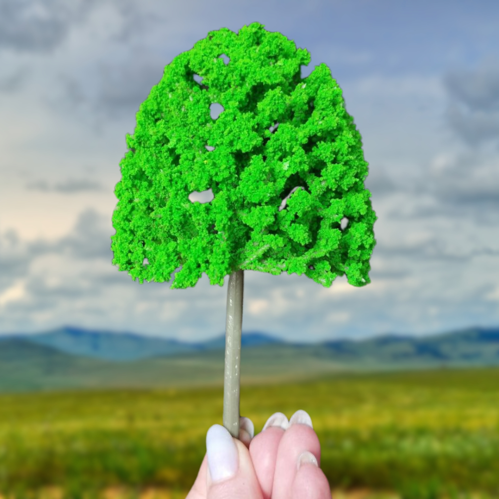 Деревья 13-16см для диорам, миниатюры, макетов, микроландшафта и творчества. Вуличне дерево 16 см Одесса - изображение 1