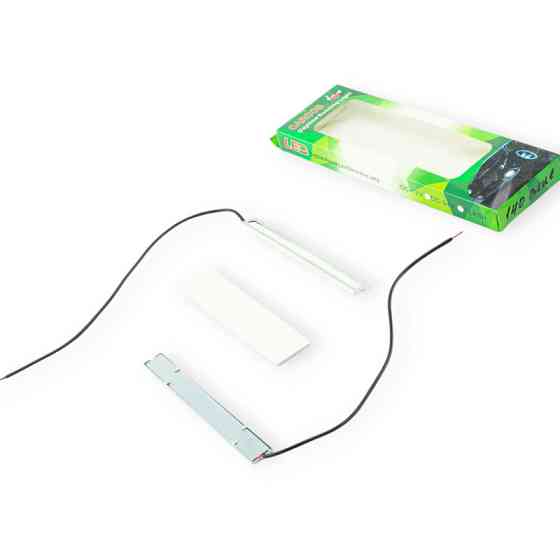 Ходовые 12V DRL COB 140х15мм синяя огни Мукачево