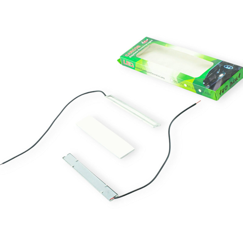 Ходовые 12V DRL COB 140х15мм синяя огни Мукачево - изображение 1