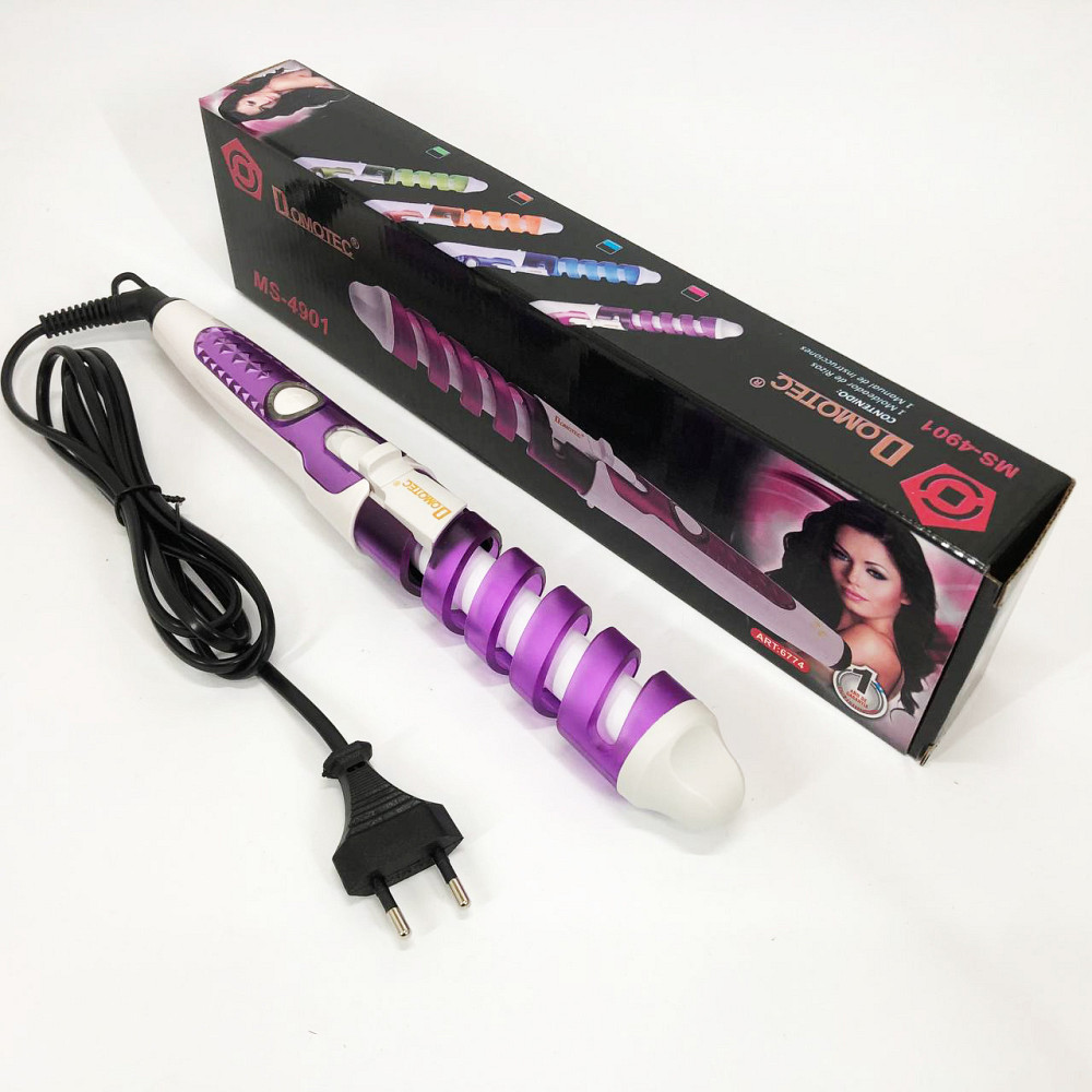 Щипці для завивки хвилястого волосся Domotec MS 4901, Плойка для створення об'ємних зачісок VS-30 Івано-Франківськ - фото 5