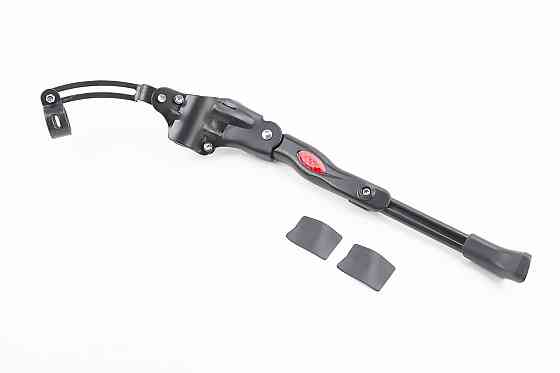 Підніжка бокова задня телескопічна для 24"- 29", з регульованим кутом кріплення, алюмінієва, чорна HS-003 Київ