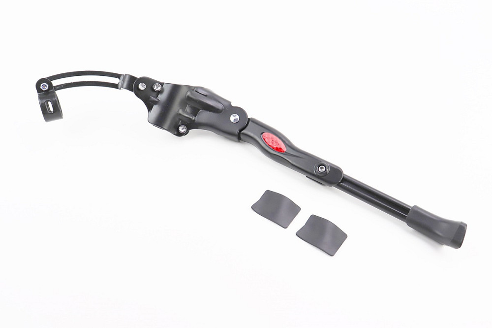 Підніжка бокова задня телескопічна для 24"- 29", з регульованим кутом кріплення, алюмінієва, чорна HS-003 Київ - фото 1