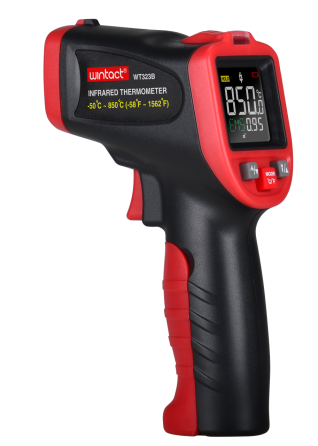 ИК пирометр (цв. дисплей, термопара) -50-850°C WINTACT WT323B Одесса