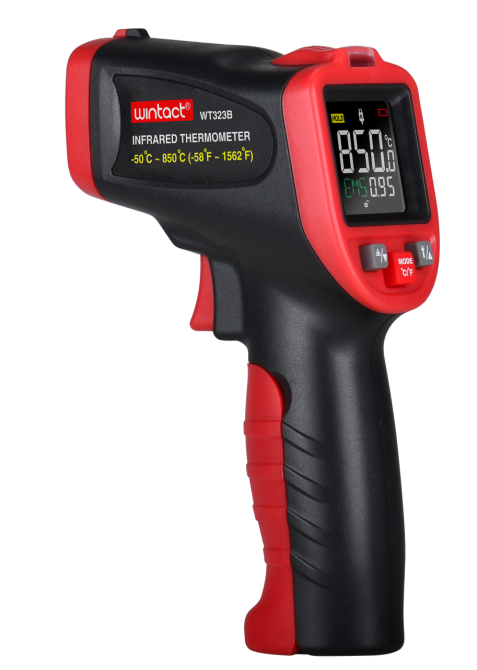 ИК пирометр (цв. дисплей, термопара) -50-850°C WINTACT WT323B Одесса - изображение 1