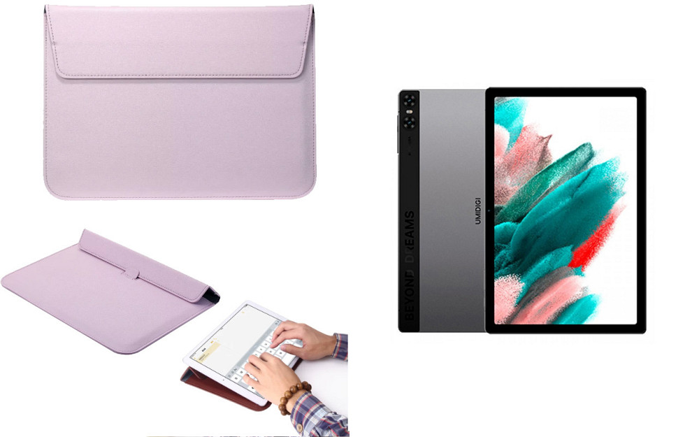 Чохол-конверт VitoCase для UMIDIGI Tab A13, з функцією підставки для планшета Фіолетовий Київ - фото 1