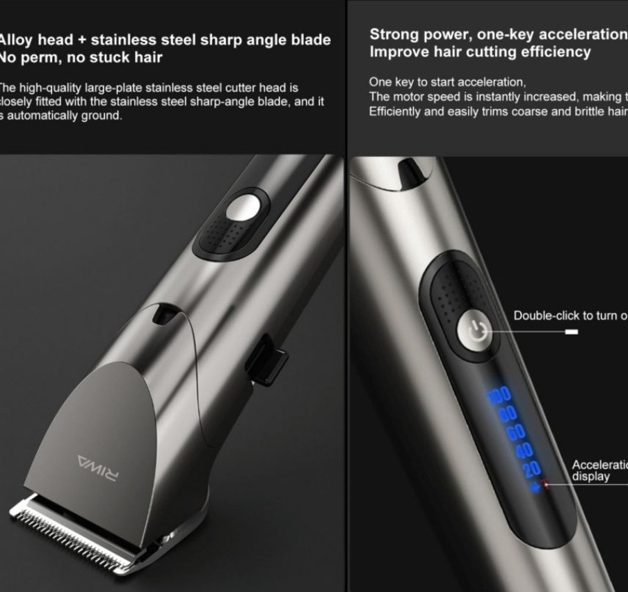 Машинка для стрижки : Xiaomi Youpin RIWA RE-6305 Steel Киев - изображение 3