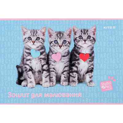 Альбом для рисования Kite Studio Pets, 12 листов (SP24-241) Винница