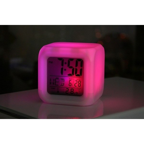 Годинник хамелеон з термометром, будильником, нічником. Вінниця - фото 3