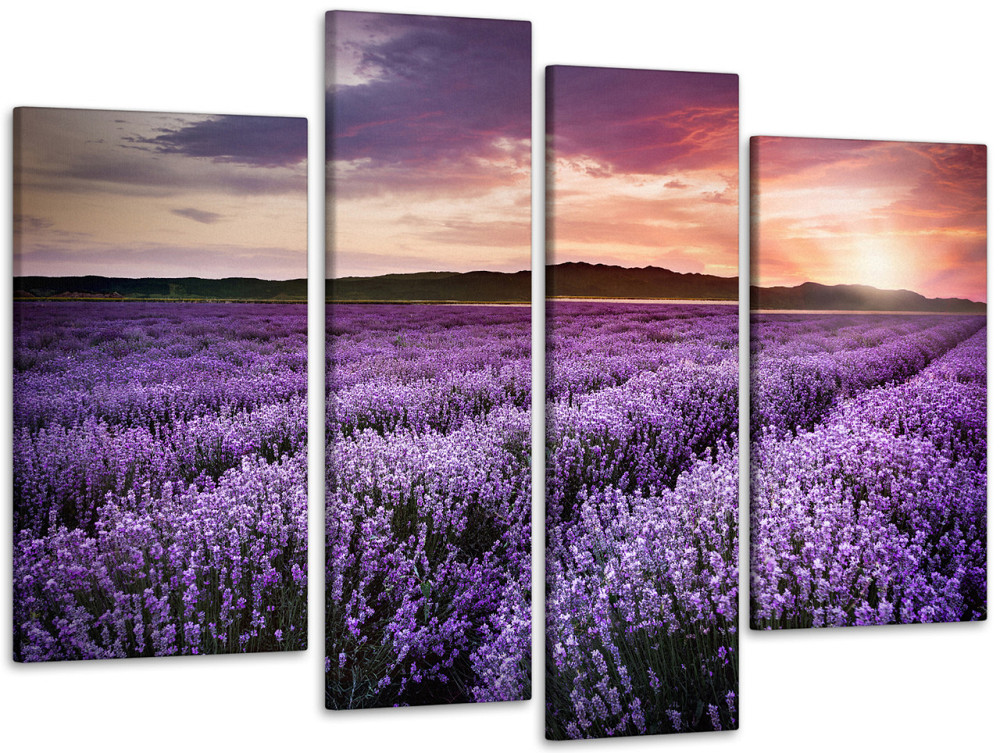 Модульна картина Полі Лаванди Art-134_4 Київ - фото 1