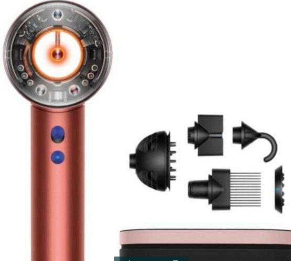 Фен Dyson Supersonic Nural Strawberry Bronze/ Blush Pink Київ - фото 5