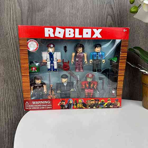 Ігрові фігурки Роблокс 6 шт у коробці, набір фігурок іграшка Roblox поліцейський ( 24330 ) Харьков