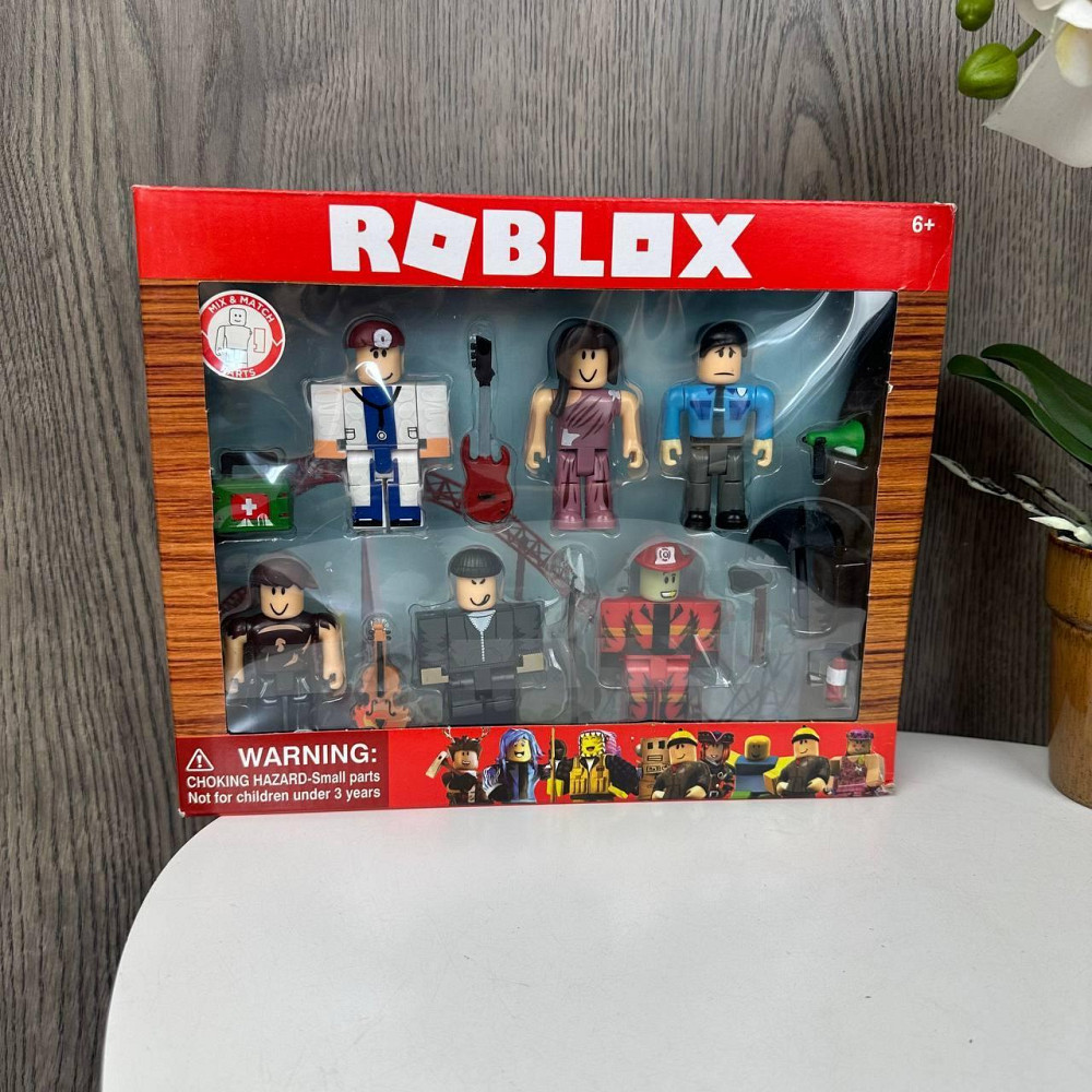 Ігрові фігурки Роблокс 6 шт у коробці, набір фігурок іграшка Roblox поліцейський ( 24330 ) Харьков - изображение 2
