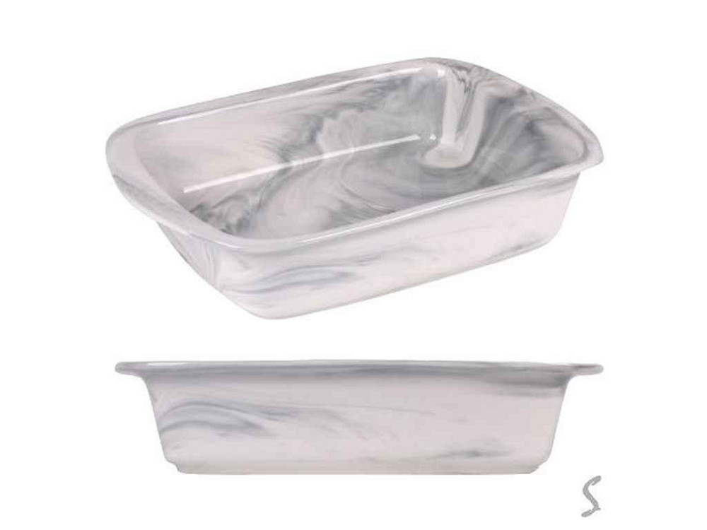 Форма для запекания керамика Marble 25х18,5х6см R35647-S ТМ STENSON Киев - изображение 1