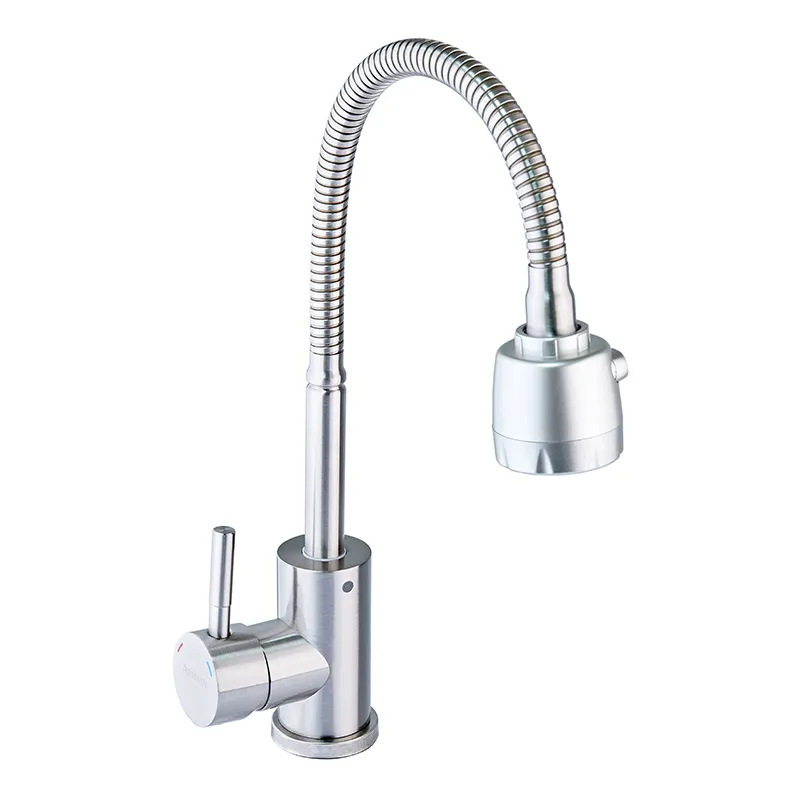 Кухонний змішувач Armata SUS-011 з рефлекторним виливом з нержавіючої сталі (CH6185) Харків - фото 1