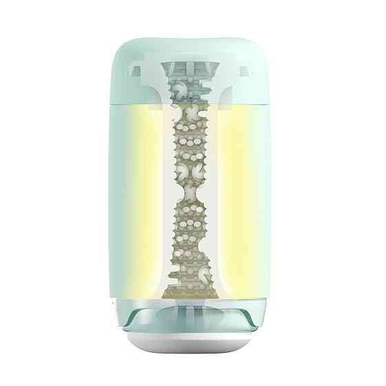 Мастурбатор TENGA PUFFY MINT GREEN, ультрам’який матеріал, багаторазовий, наскрізний Sex Aura Київ