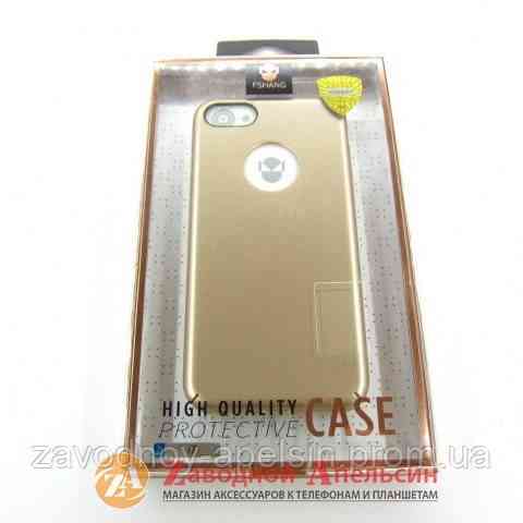 IPhone 7 8 пластиковий чохол Fshang gold Одеса