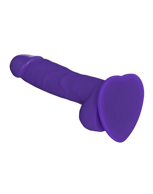Реалистичный фаллоимитатор Strap-On-Me SOFT REALISTIC DILDO Violet - Size S Sex Aura Киев - изображение 3