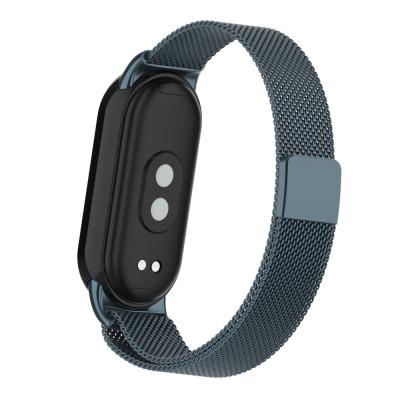 Ремінець до фітнес браслета Armorstandart Milanese Magnetic для Xiaomi Smart Band 10/9/8 Titanium Grey (ARM86893) Вінниця - фото 2