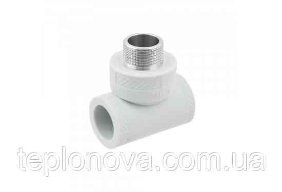 Тройник с резьбой PPR ø25х1/2'' (Полипропилен)  Raftec 25мм ЗЗ 1/2