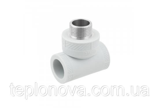 Тройник с резьбой PPR ø25х1/2'' (Полипропилен)  Raftec 25мм ЗЗ 1/2