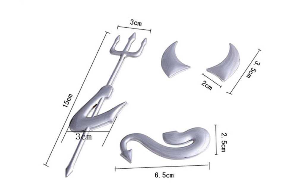 Наклейка Чортик на піктограму авто опукла Київ - фото 6